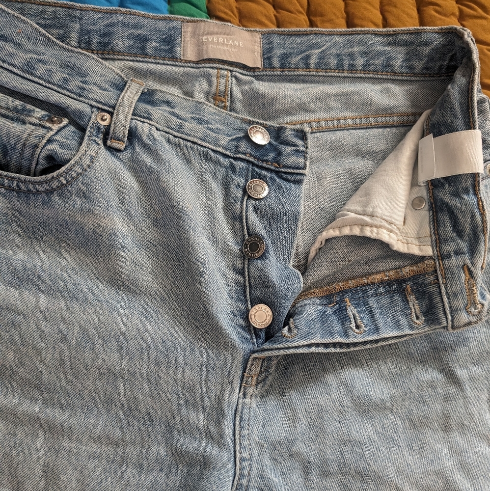 Everlane high waisted ankle cropped jeans 28